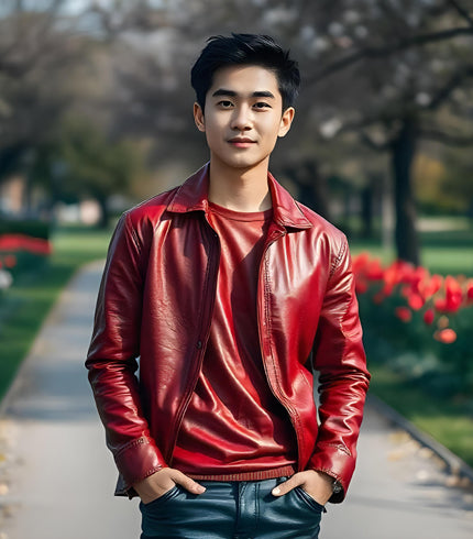 Mens Leather Shirts