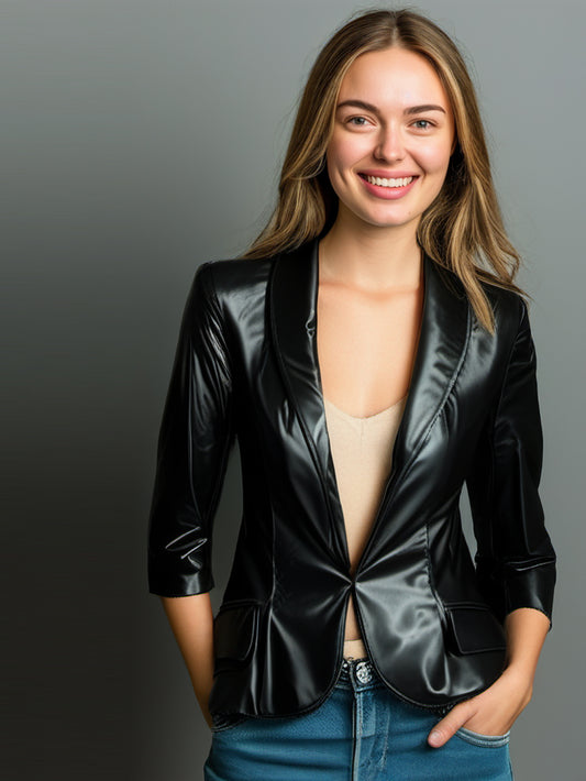 Lightweight Luxe Leather Jacket