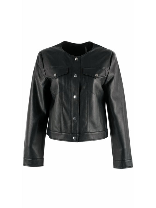 Veste de moto courte et animée