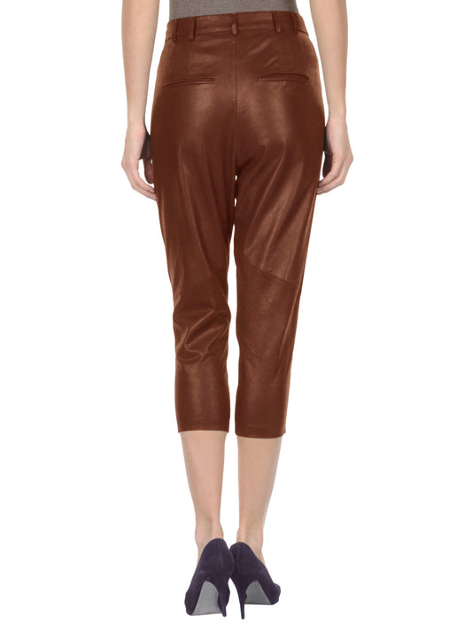 Pantalon en cuir décontracté et hypnotique