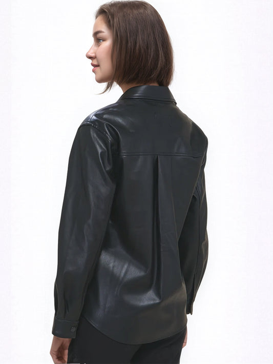 Veste en cuir Midnight Stroll