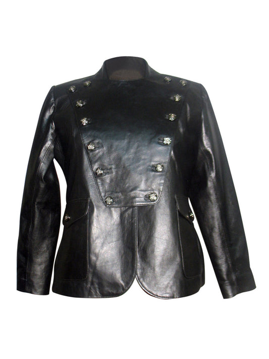 Veste de moto militaire chic
