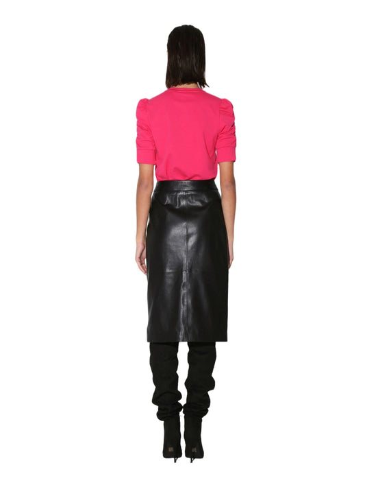Jupe en cuir Modern Charm pour femme