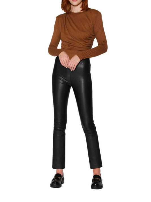 Pantalon en cuir extensible Modern Charm