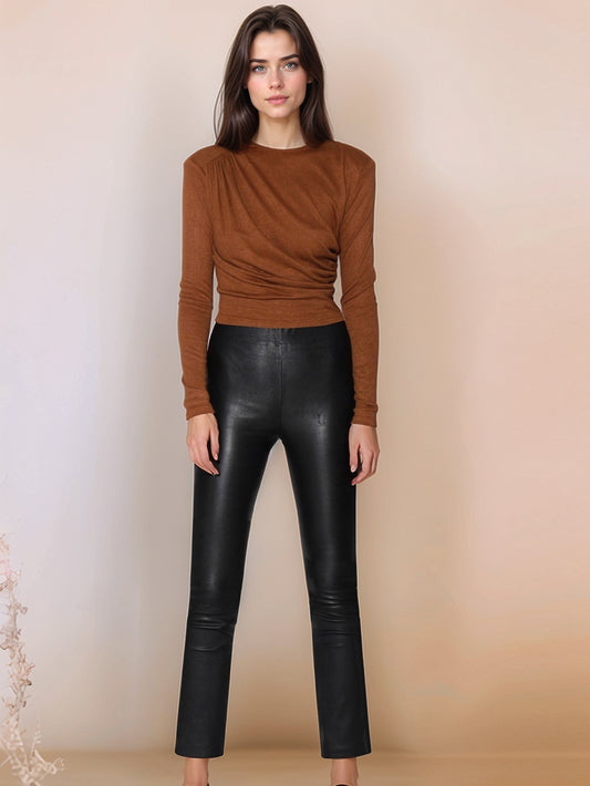 Modern Charm Stretch Leather Pant