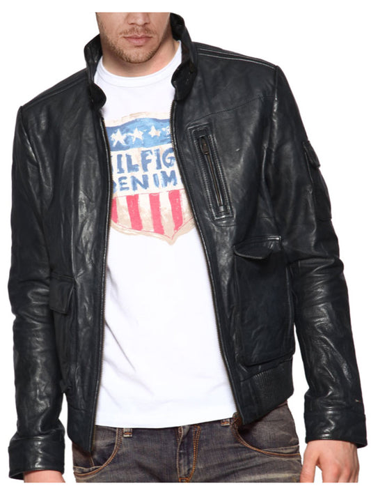 Veste en cuir Modern Touch