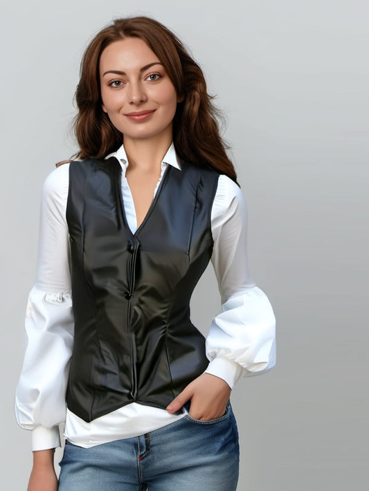 Modish Appeal Leather Vest