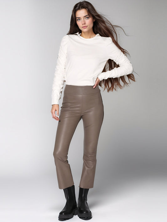 Pantalon en cuir Monarch pour femme