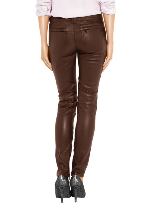 Pantalon de motocross en cuir pour femme