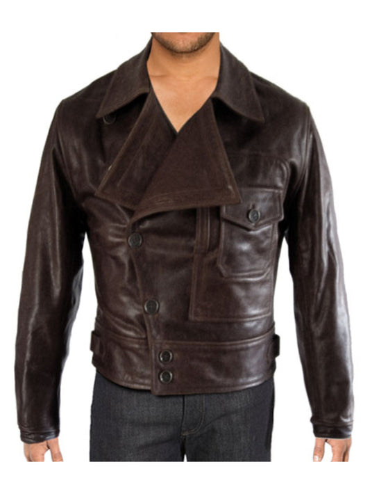 Veste en cuir Napoléon Luxe