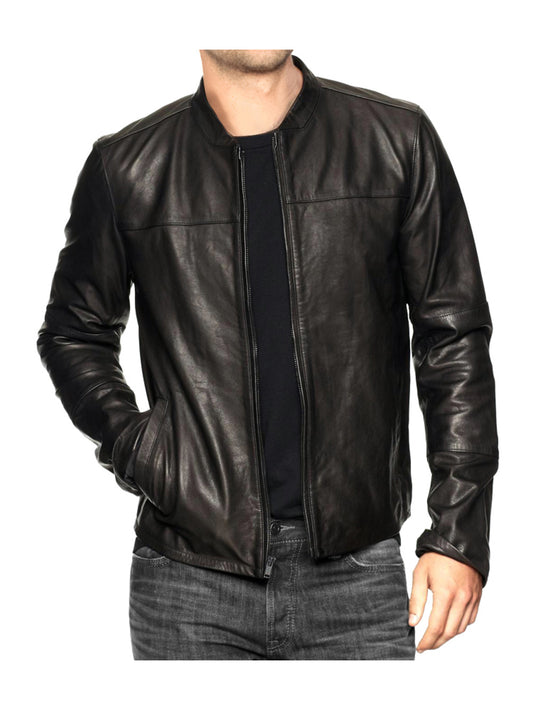Veste en cuir de luxe Poised