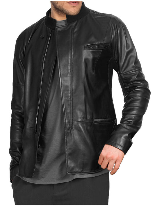 Veste en cuir Polo Charm