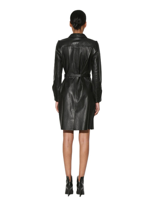 Radiance Tailored Lederkleid