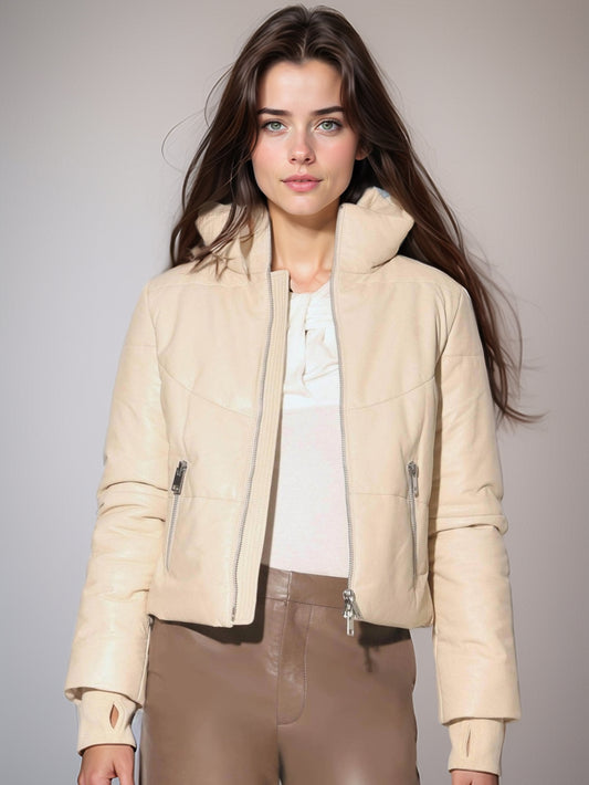 Radiant Luxe Aviator Jacket