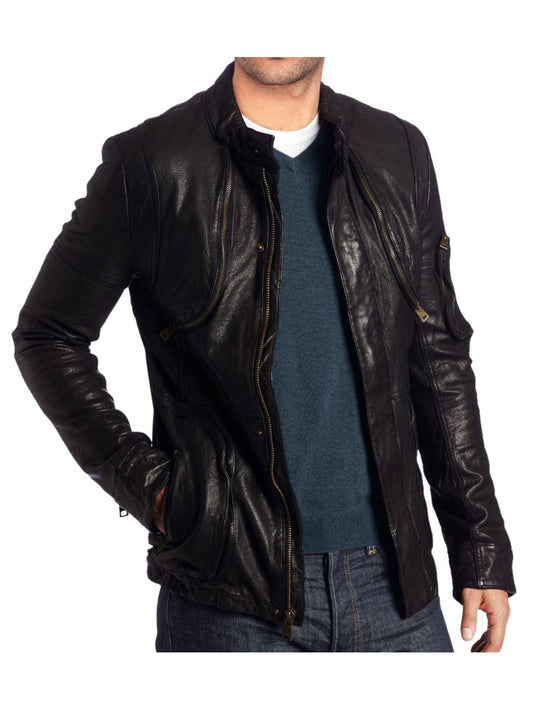 Veste en cuir Rebel Edge
