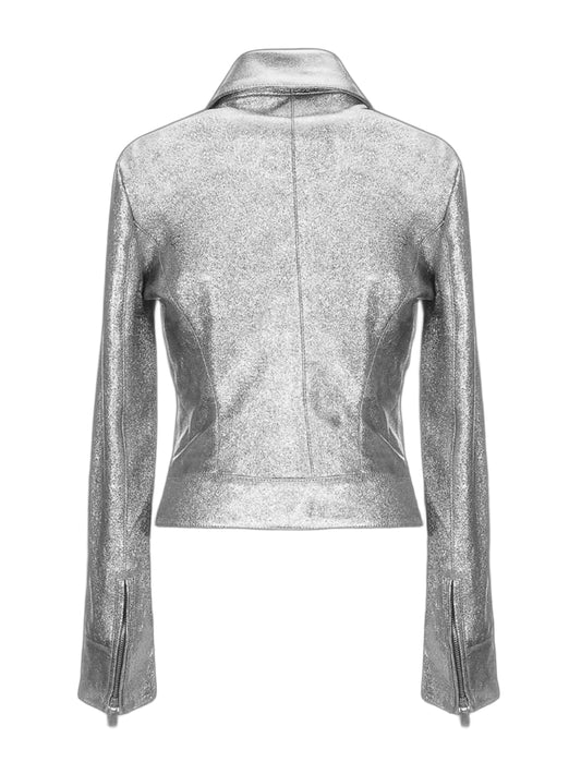 Veste métallisée raffinée et éclatante