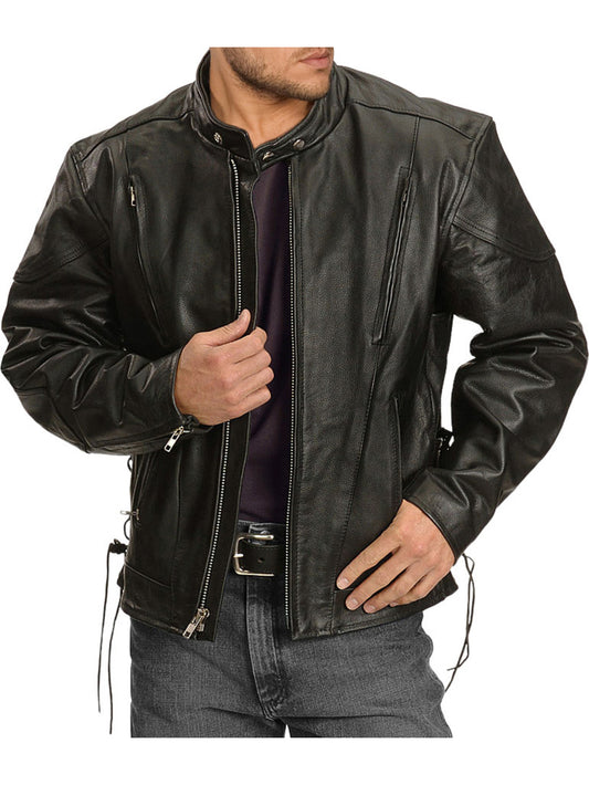 Veste de motard en cuir Robust Rider