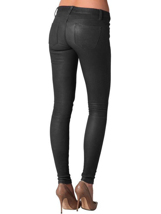 Pantalon en cuir skinny sexy
