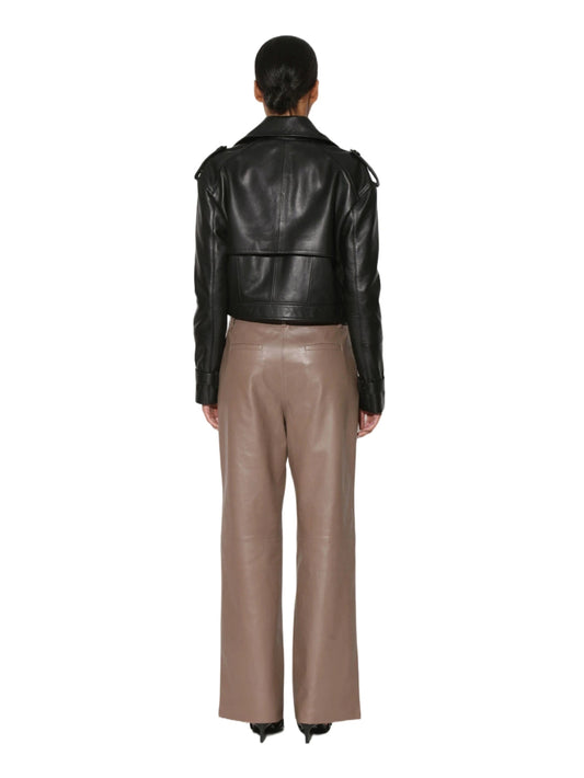 Veste en cuir élégante Ascent