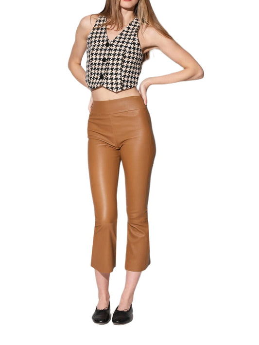 Soft Bloom Stretch-Lederhose