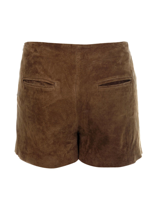 Soft Suede Luxe Leather Shorts