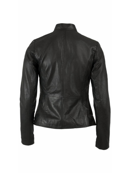 Veste de moto en cuir Sporty Edge