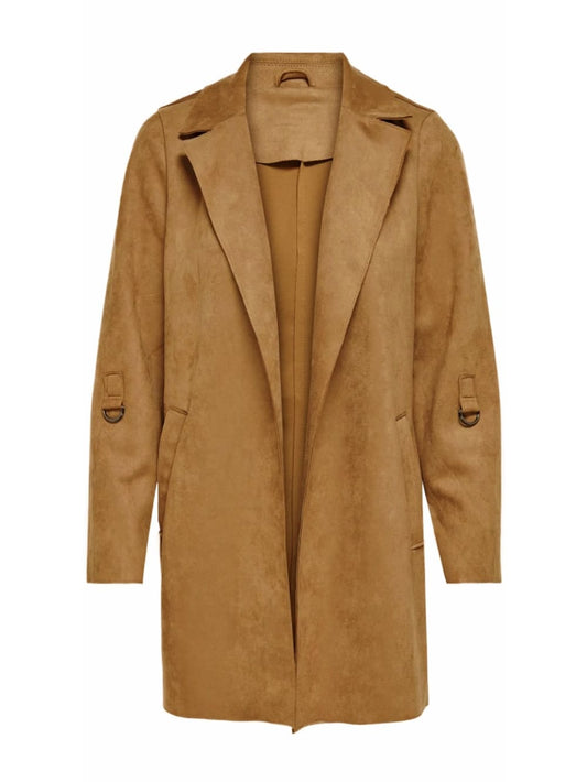 Suede Leather Serenity Kimono Blazer for Women