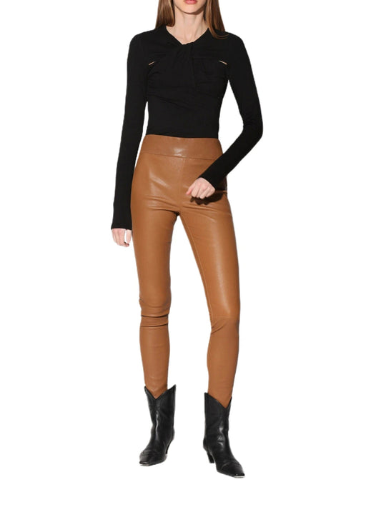 Pantalon en cuir extensible Heritage sur mesure
