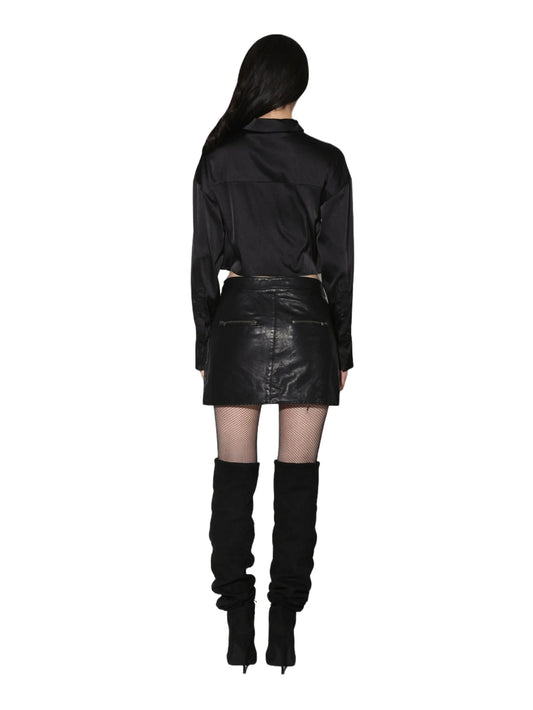 Jupes en cuir élégantes et luxueuses sur mesure pour femmes