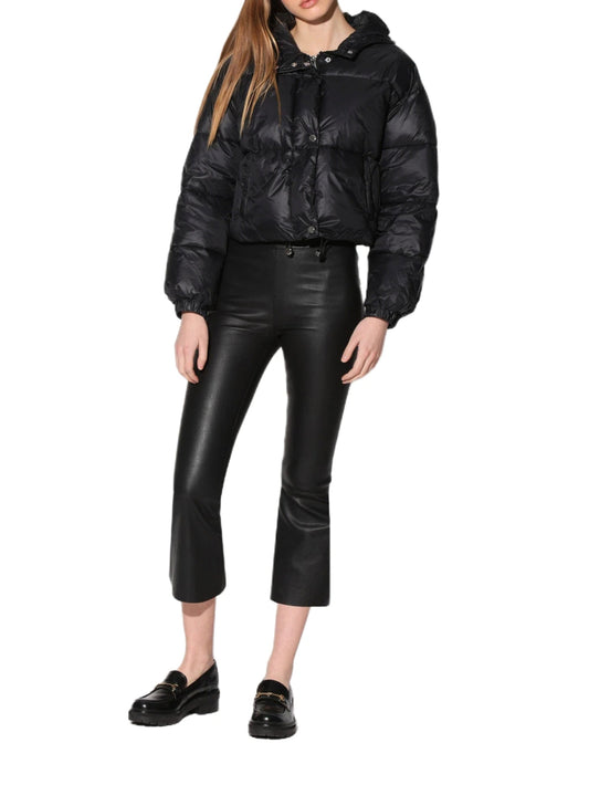 Pantalon en cuir extensible moderne sur mesure