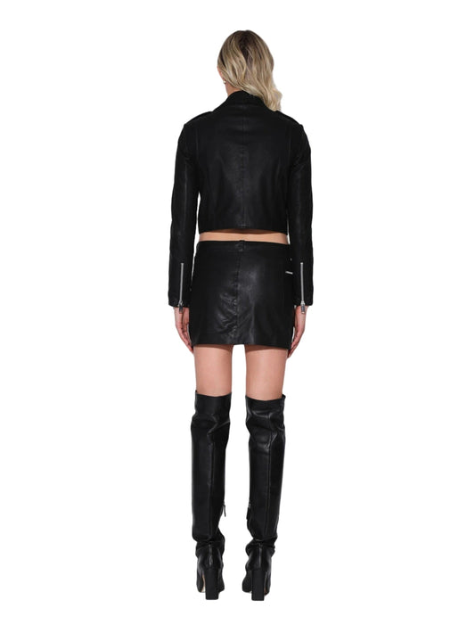 Zeitlose Mustang Luxe Lederjacke