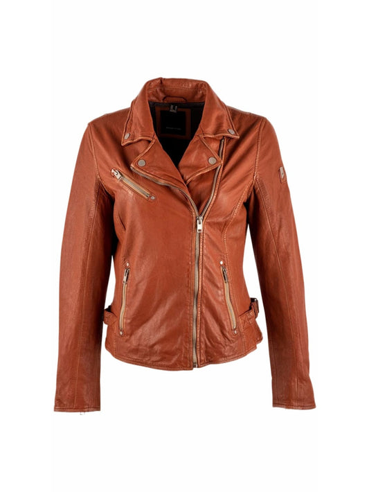Veste en cuir tendance Notch Moto