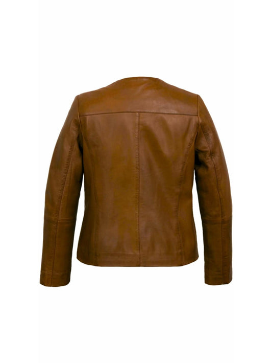 Lederjacke mit zweifachem Komfort