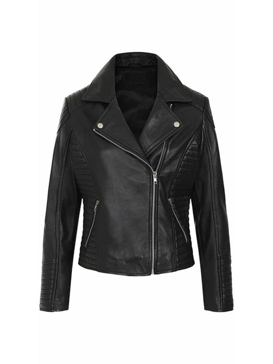 Veste de moto en cuir ultra moderne
