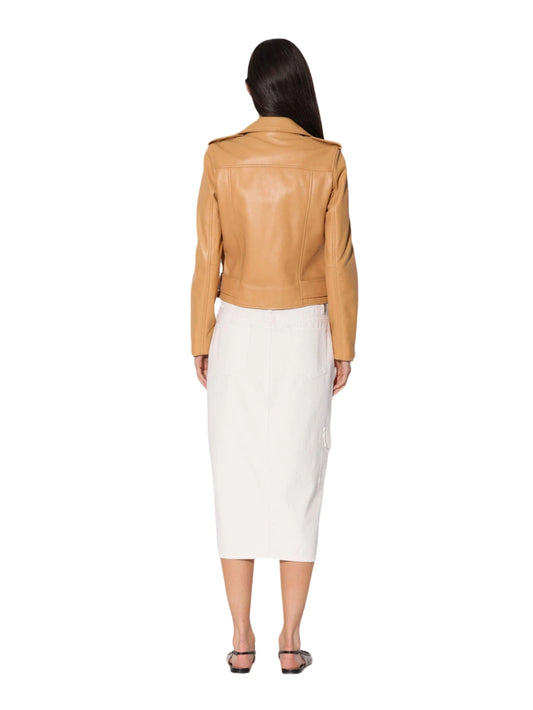 Maßgeschneiderte Luxus-Lederjacke aus Samt