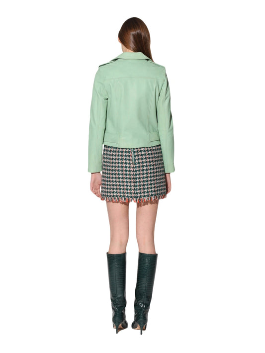 Vielseitige Luxus-Lederjacke