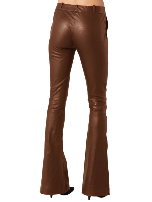 Pantalon en cuir vintage pour filles